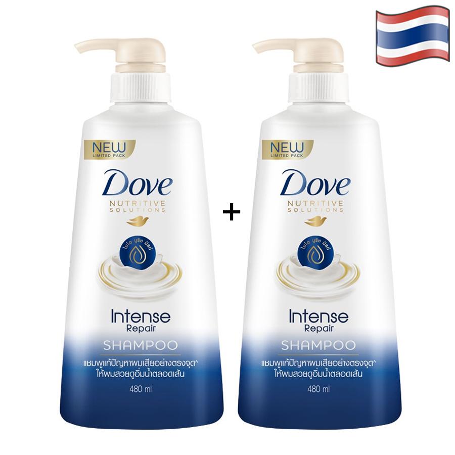 2 CHAI DẦU GỘI DOVE - THÁI LAN - 450ml/chai