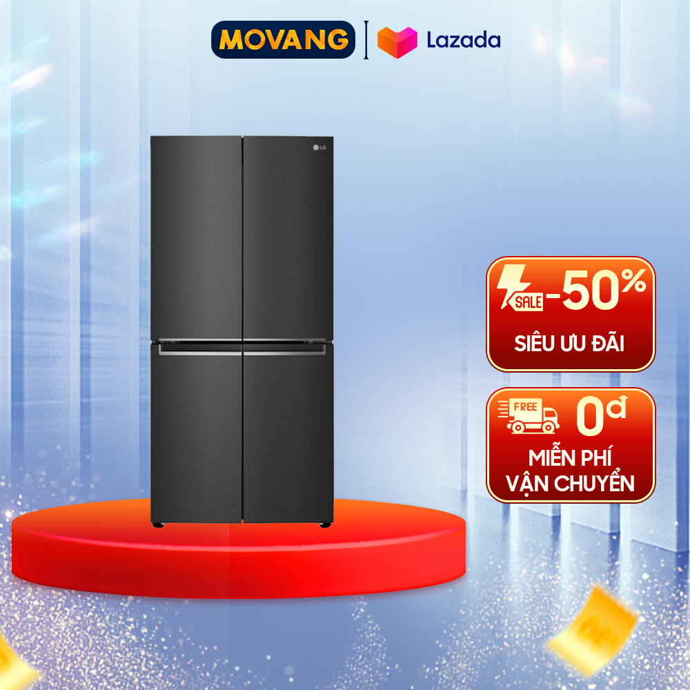 Tủ lạnh lg inverter 530 lít gr-b53mb - giao toàn quốc - freeship hcm