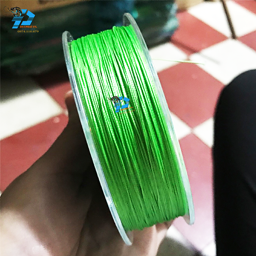 Dây dù siêu bền x8 WIN MAX xanh lá, Dù tơ x8 !!!