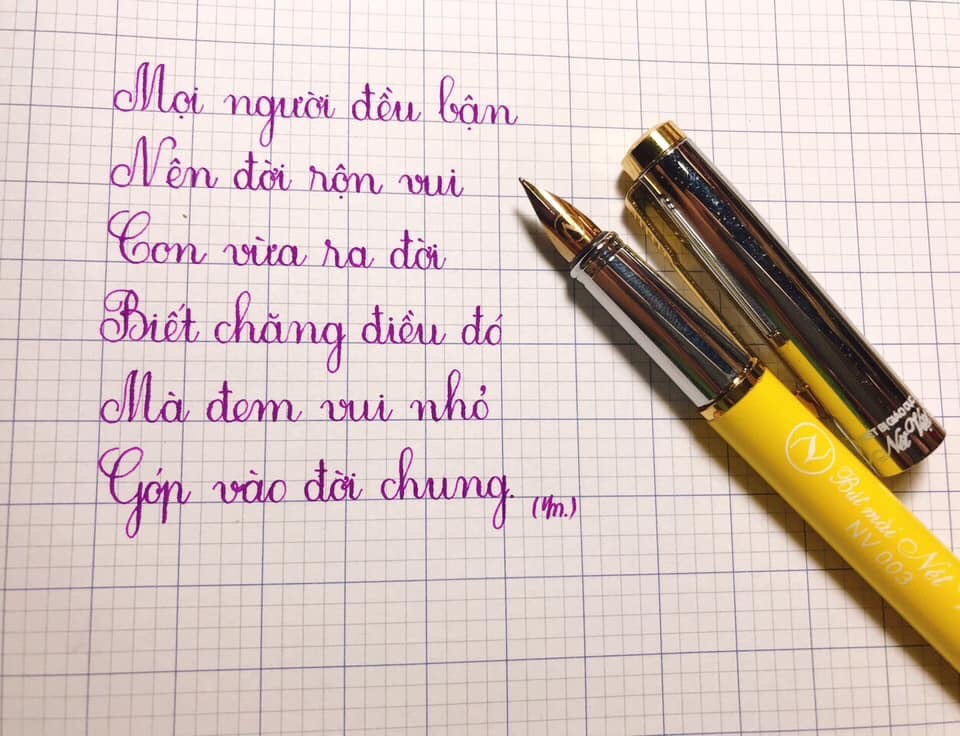 Bút mài Nét Việt NV003 thanh đậm