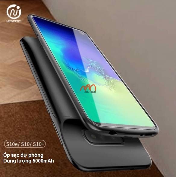 Ốp lưng kiêm sạc dự phòng cho samsung s10 plus 5000mAh