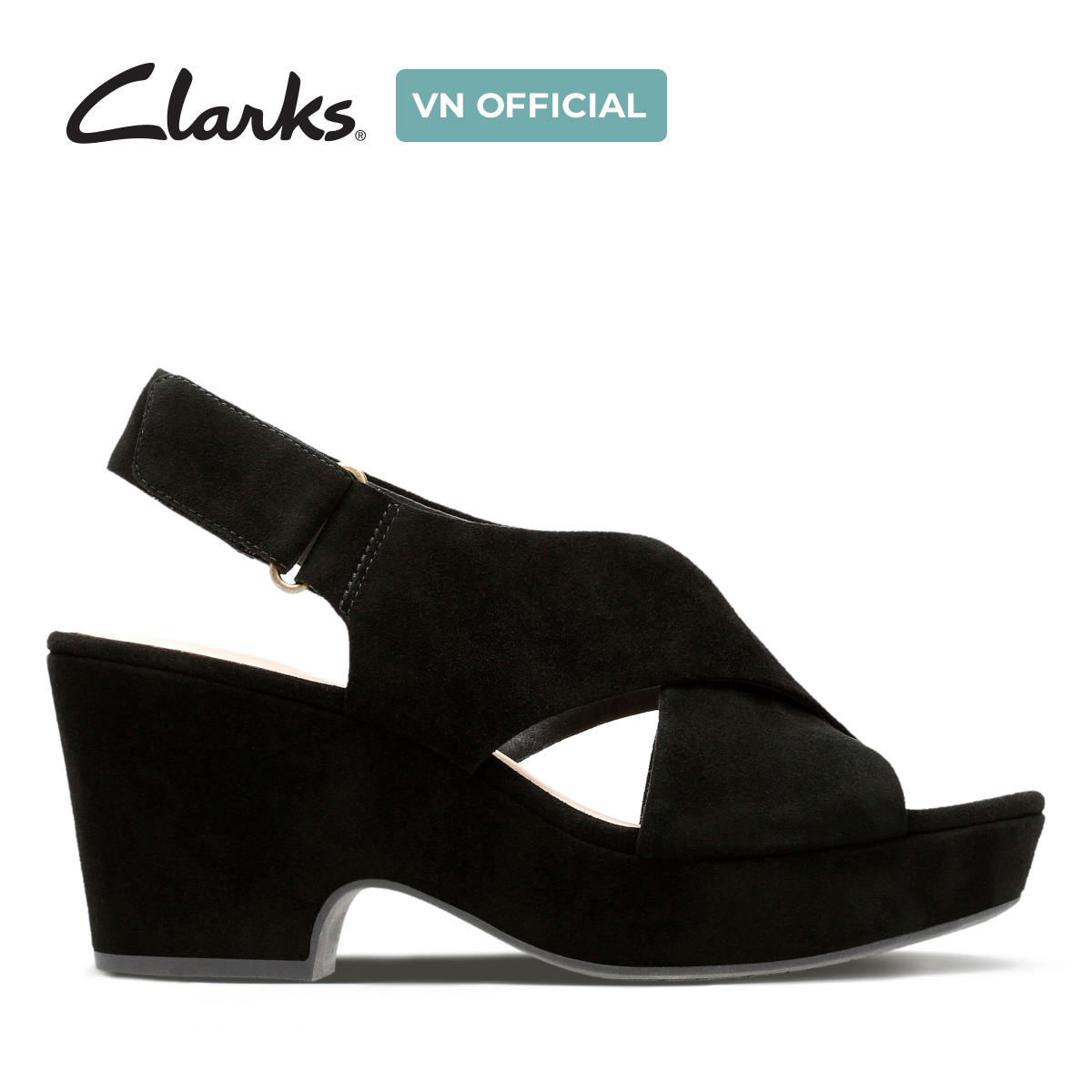 Giày Sandal Đế Xuồng Da Nữ Clarks - Maritsa Lara