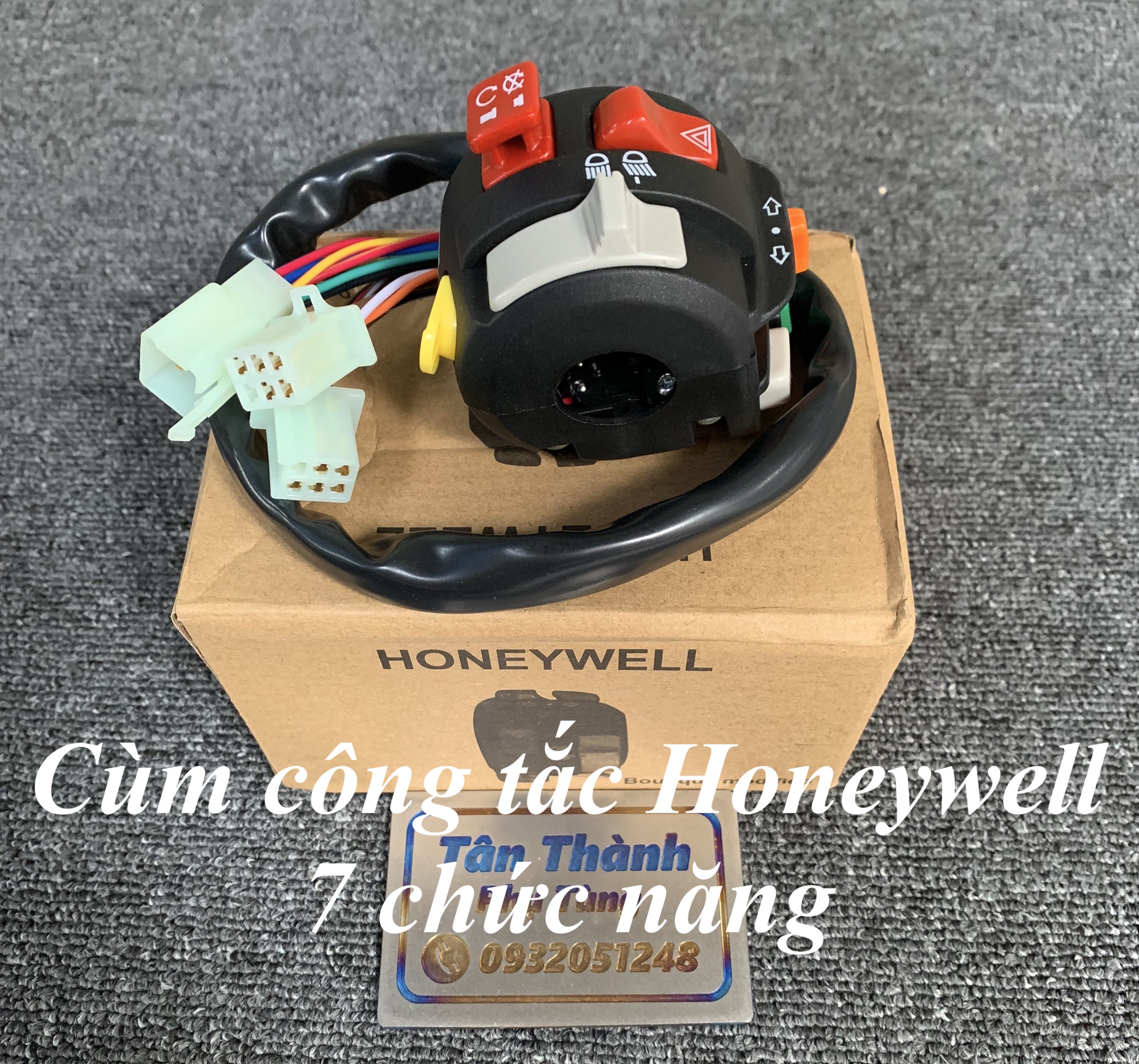 Cùm công tắc HONEYWELL 7 chức năng