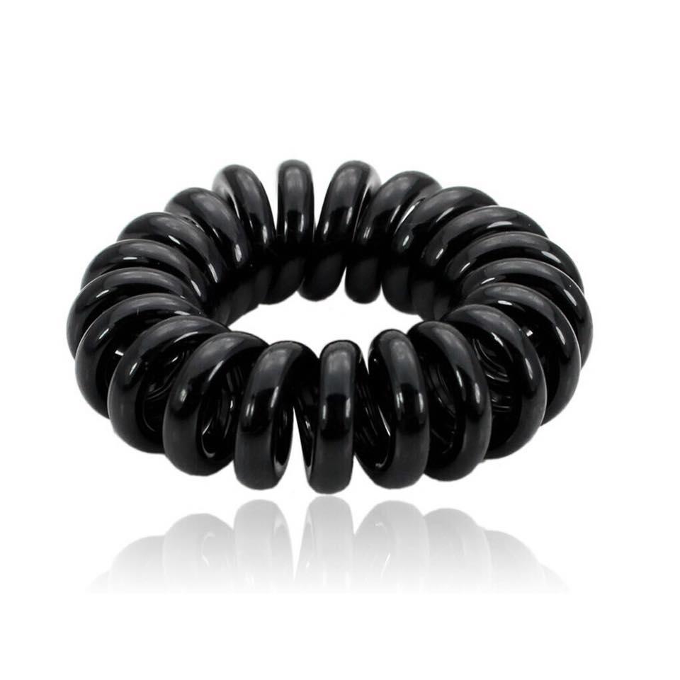 Set 10 cột tóc lò xo (màu đen)