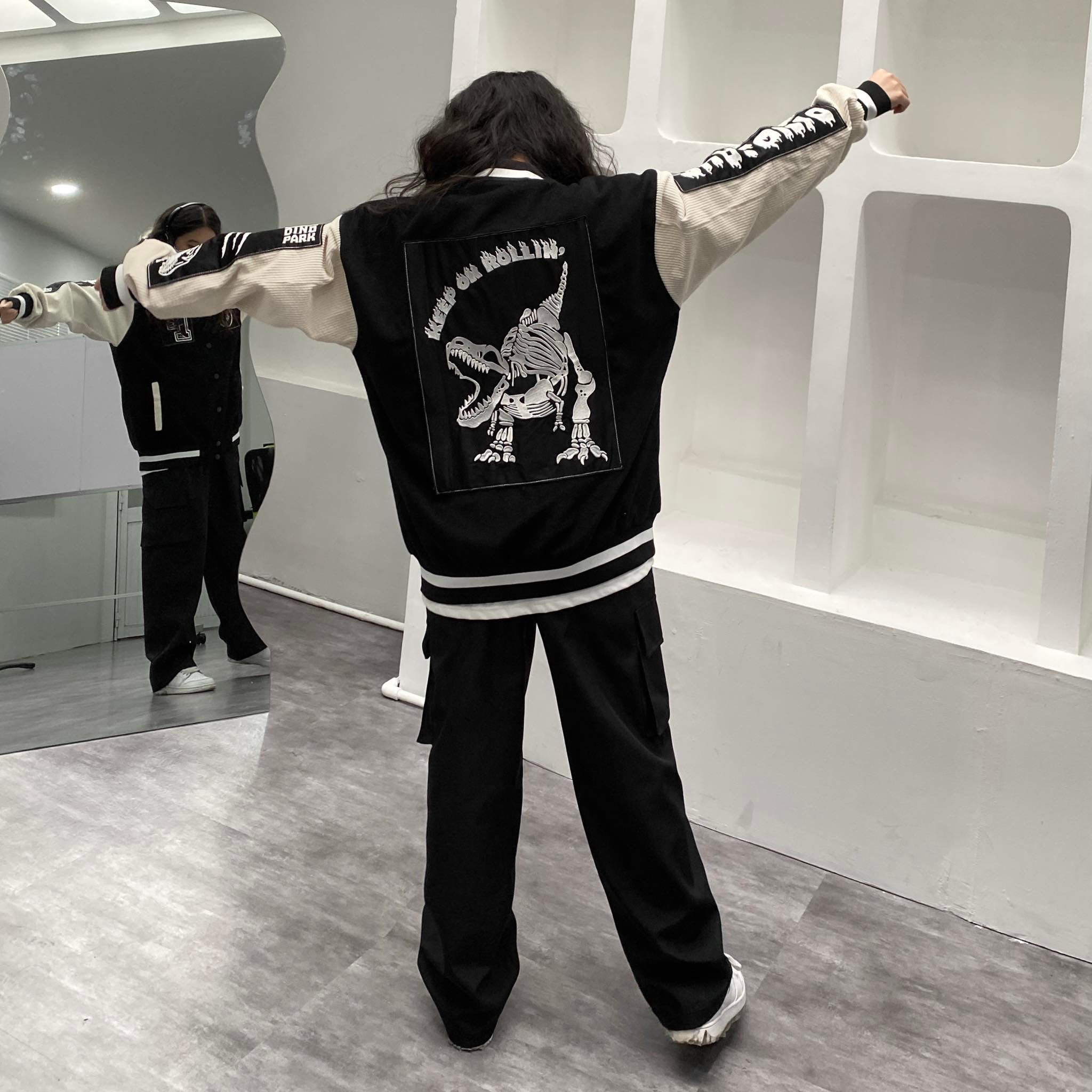 ÁO KHOÁC FF DINOSAUR VARSITY JACKET