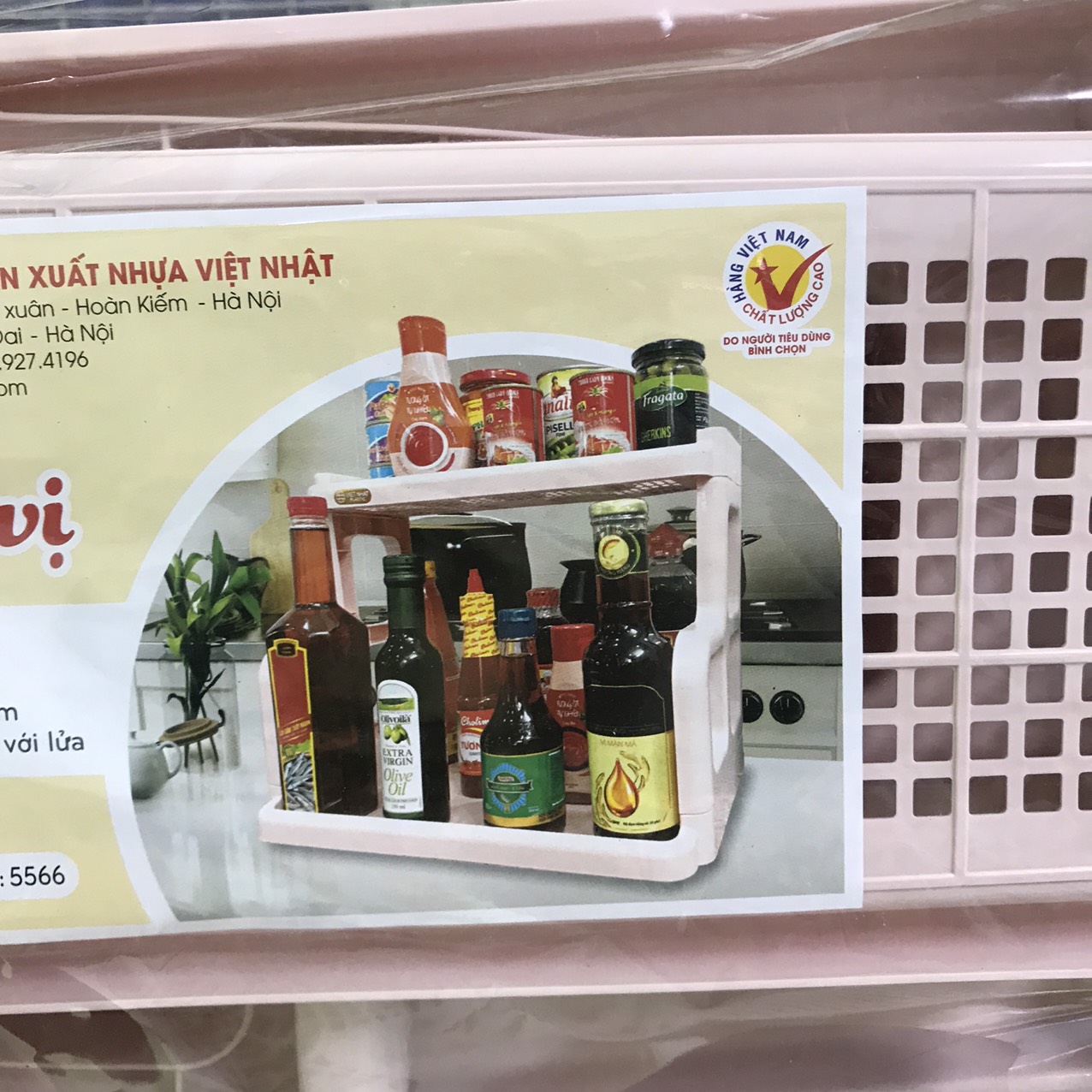 Kệ Gia Vị Việt Nhật 2 tầng