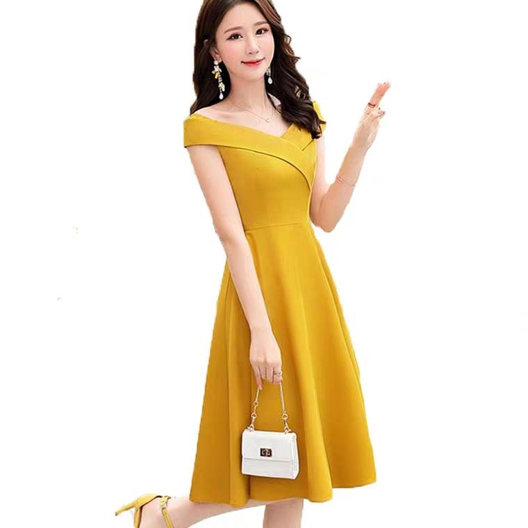 [HCM]ĐẦM XÒE VAN HOA LỤA SIÊU ĐẸP THỜI TRANG CAO CẤP NỮ TÍNH