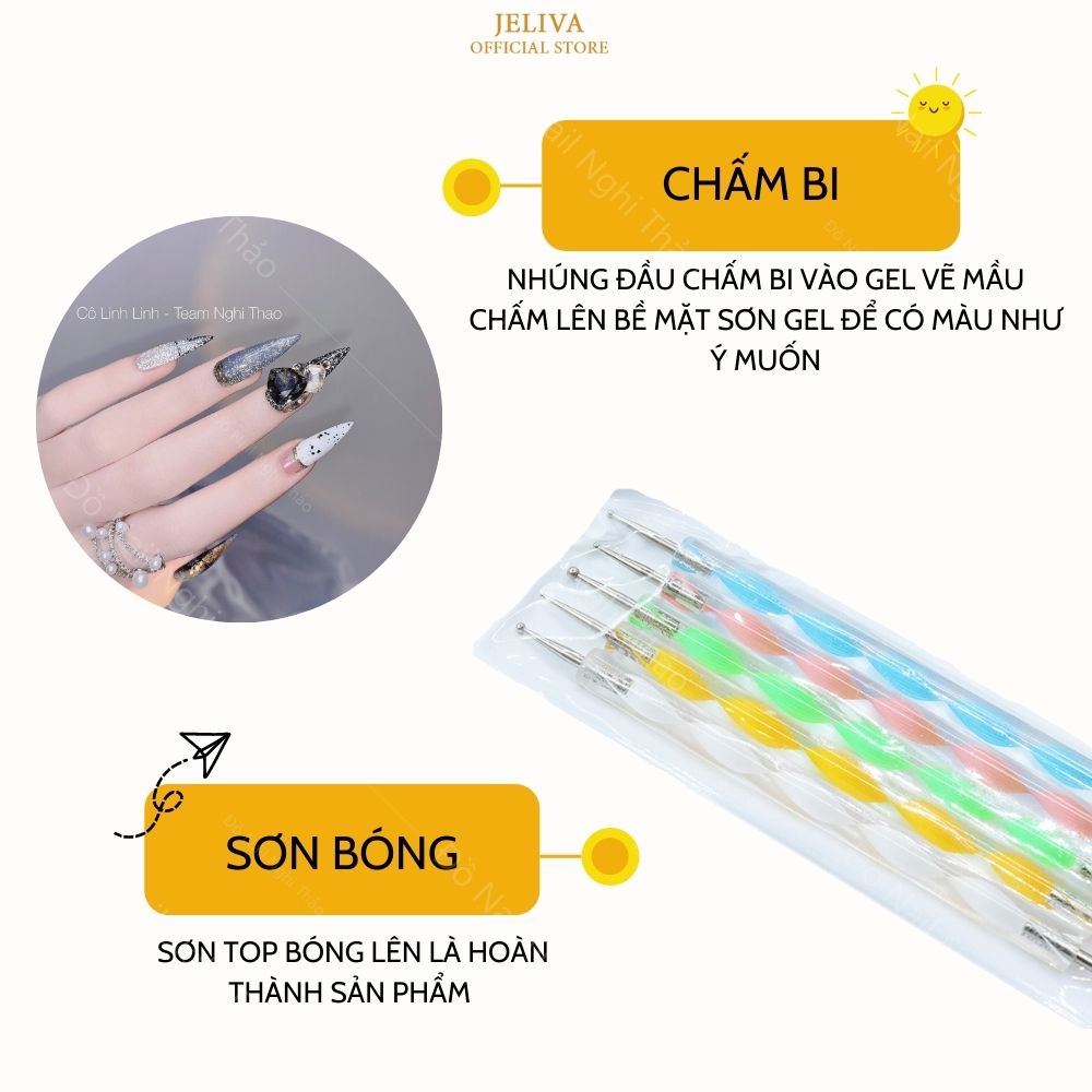 Bút chấm bi nail vẽ móng