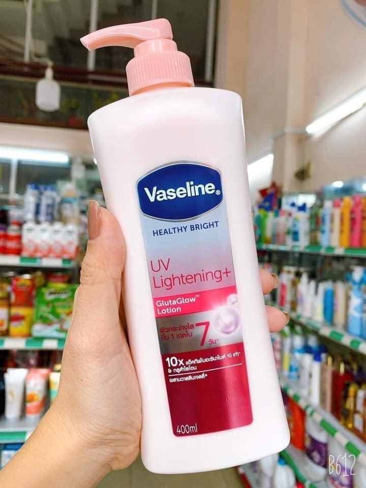 Sữa dưỡng thể trắng da vaseline healthy bright 10x thái lan 400ml