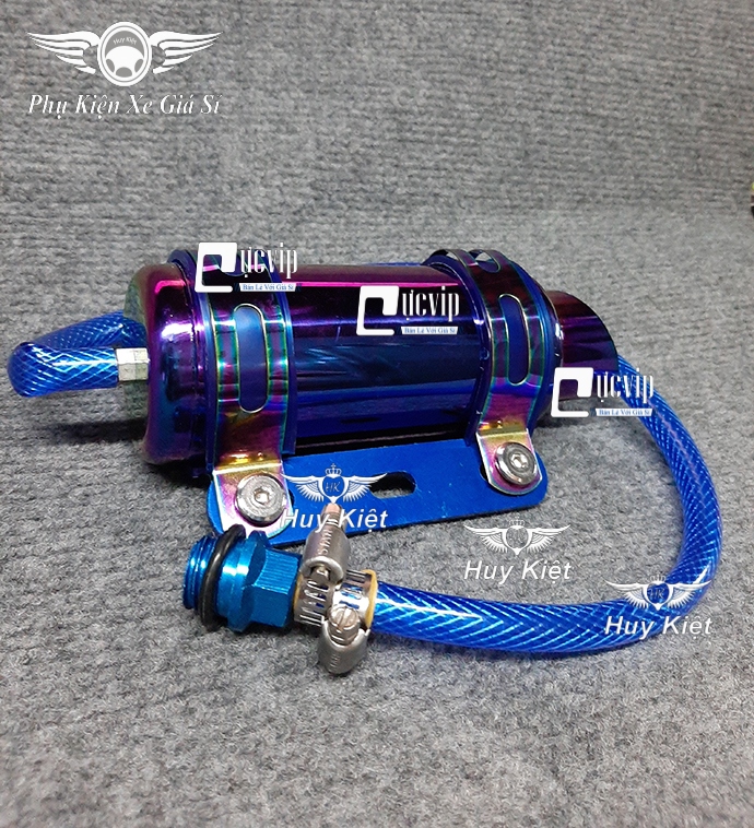 Bình Thông Hơi Xe Máy Titan Kiểu Dáng Lon Pô MS1524