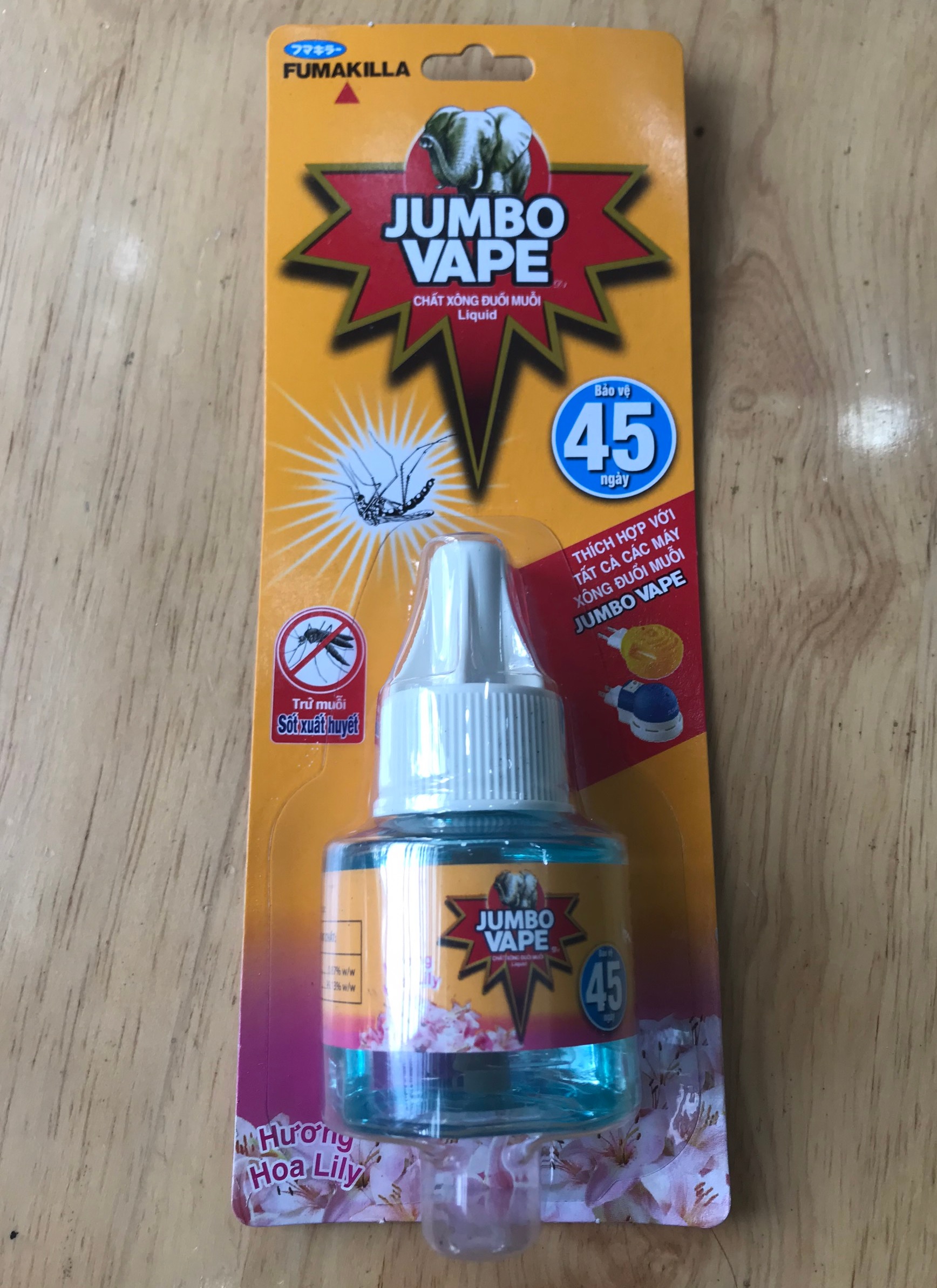 Bộ máy xông tinh dầu đuổi muỗi Jumbo+Lọ tinh dầu jumbo