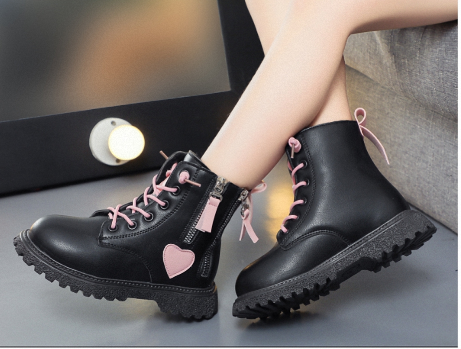 Giày bốt bé gái ( cao cấp ) Da mềm êm chân size 26-37 BG249