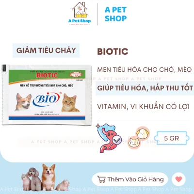 Men tiêu hóa cho chó mèo Biotic 5g - a pet shop