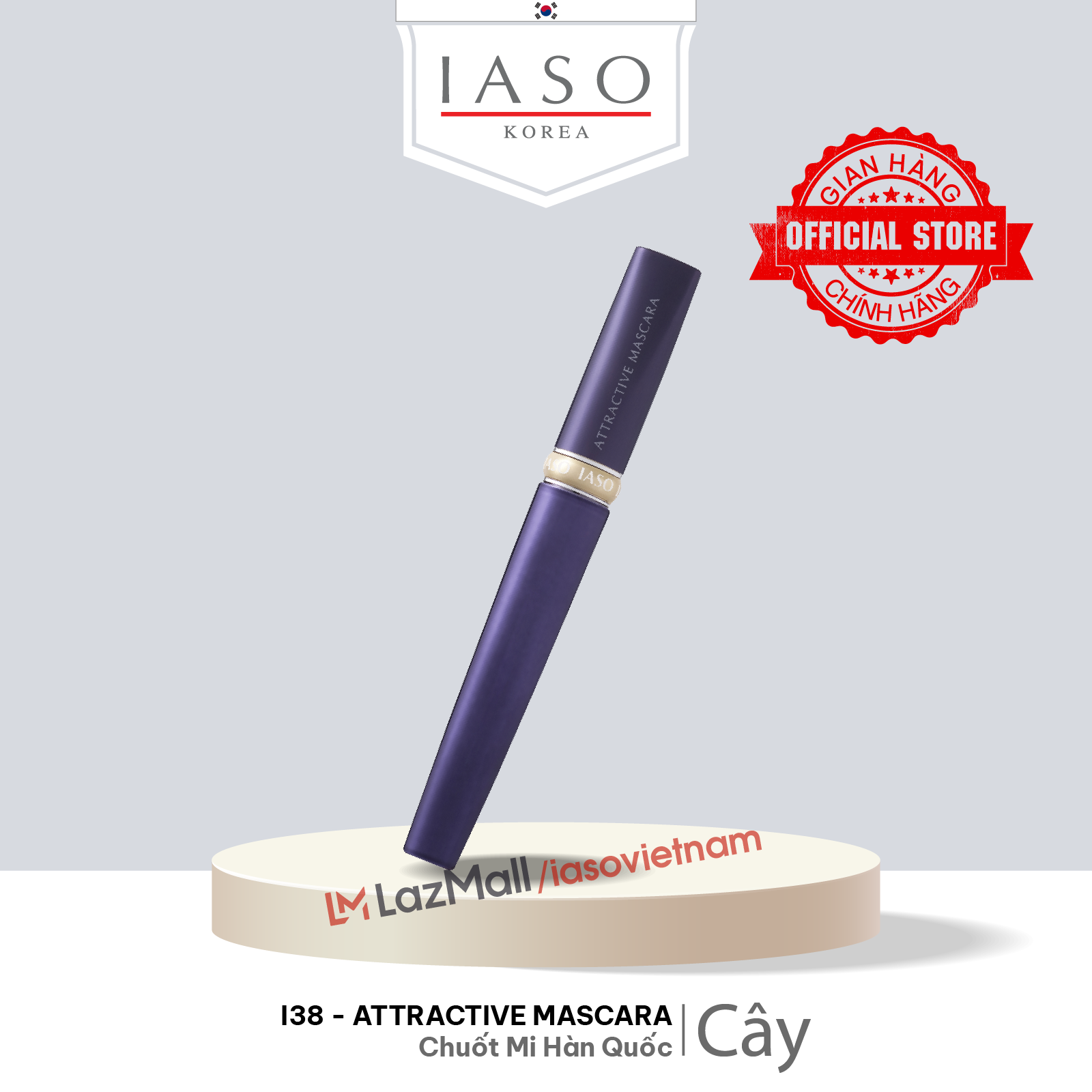 I38 Chuốt mi - Attractive Mascara (Curling) - IASO