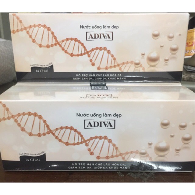 [HCM](CHÍNH HÃNG) 04 hộp Collagen Adiva (14 lọ/ hộp)