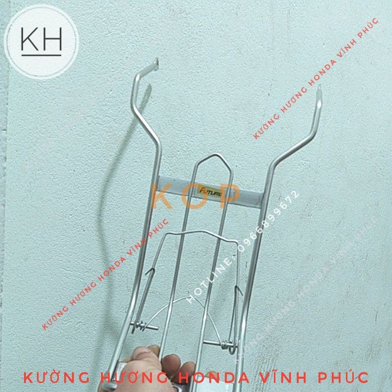 Baga INOX lắp xe Fu.ture1 ( Lượn hàng gắn giữa xe future 1 ) -7%