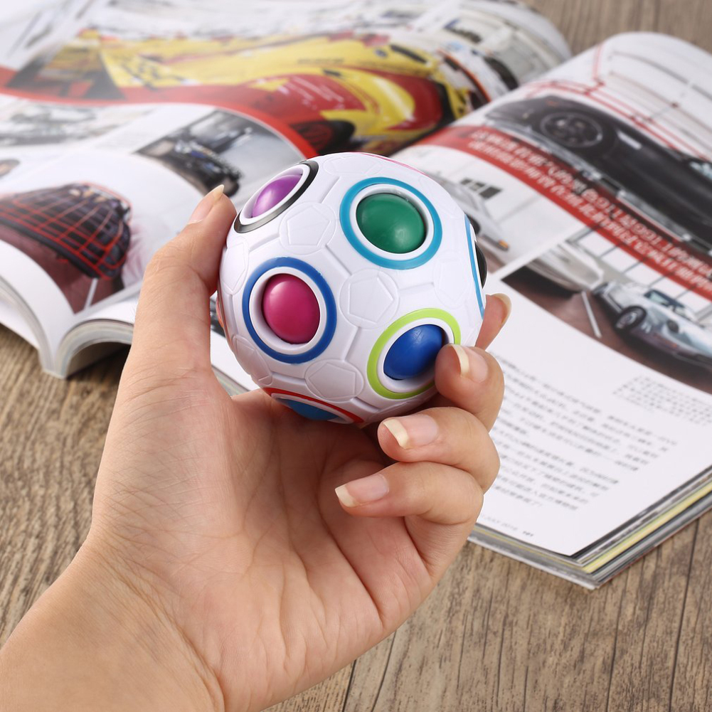 Rubik Rainbow Ball Magic - Đồ chơi rubik phát triển IQ cho trẻ em