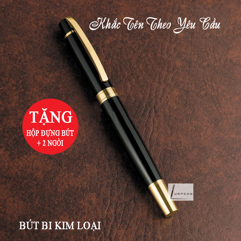 Bút ký tên doanh nhân cao cấp LURPENS Full Box, bút khắc tên theo yêu cầu, viết ký tên đẹp làm quà tặng ý nghĩa và sang trọng