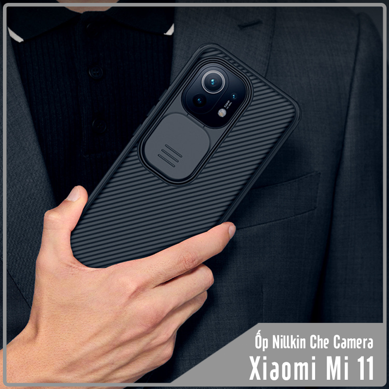 Ốp lưng Nillkin CamShield che camera cho Xiaomi Mi 11
