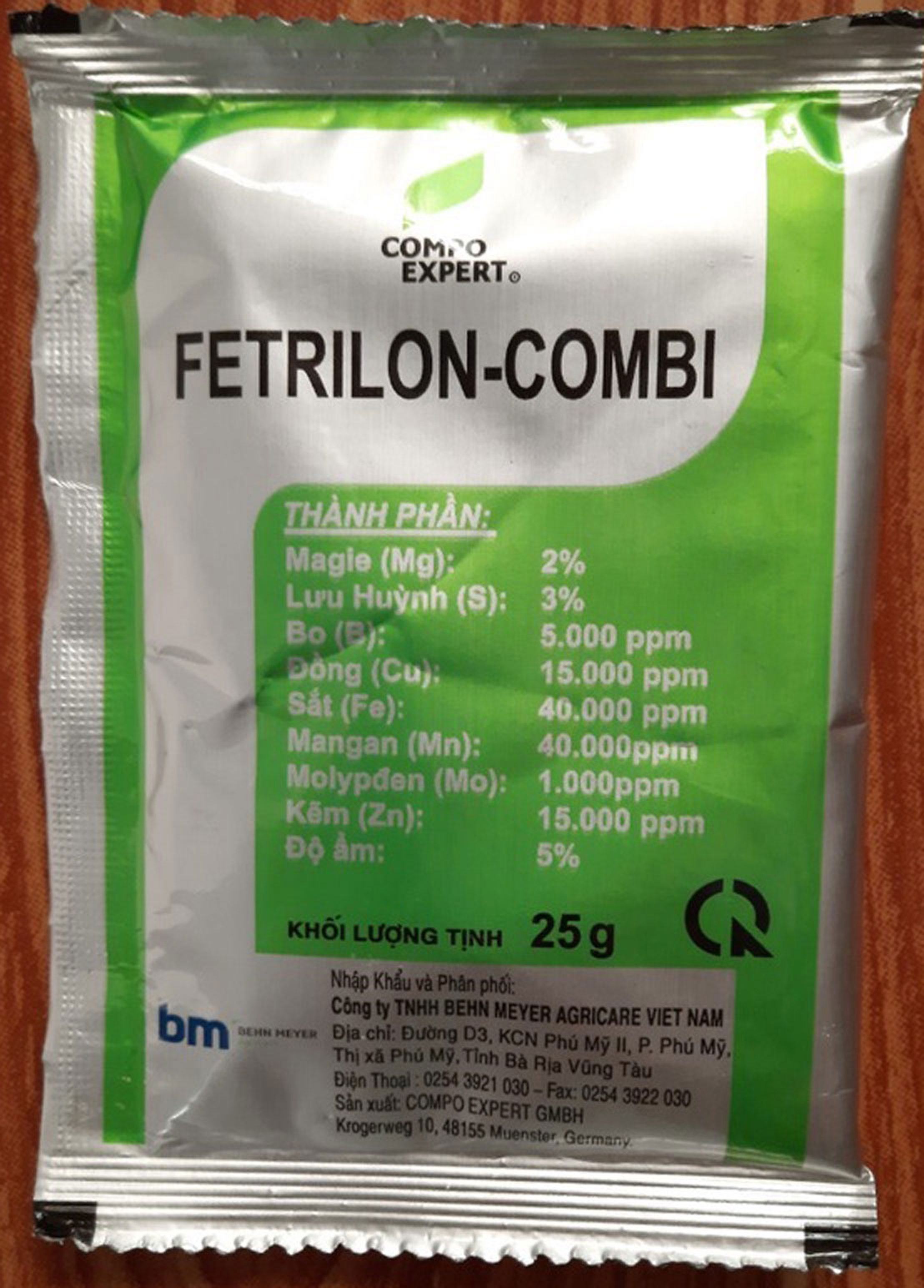 Phân bón lá trung vi lượng FETRILON-COMBI (25g) - (Nhập khẩu Đức)