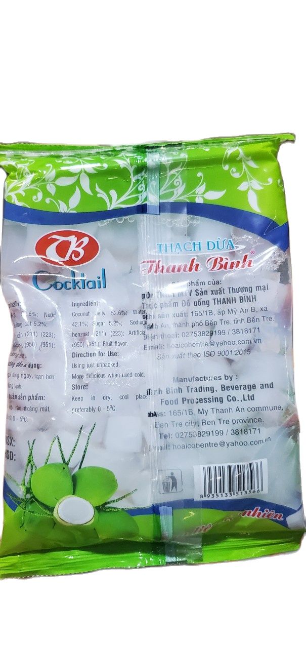 Thạch Dừa Thanh Bình Túi 500g/ 1Kg