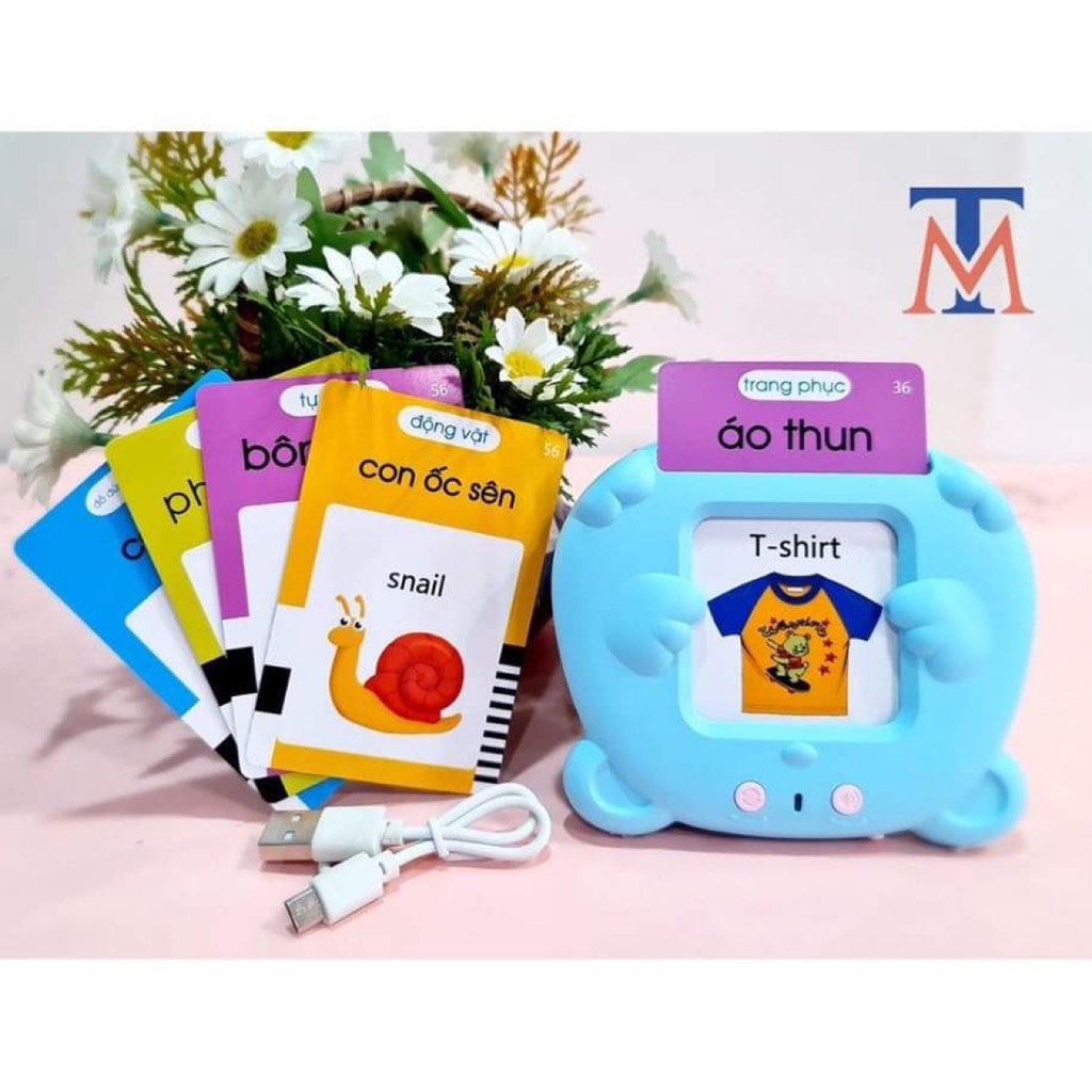 Máy đọc thẻ tiếng anh cho bé 224 từ hkm Enfa