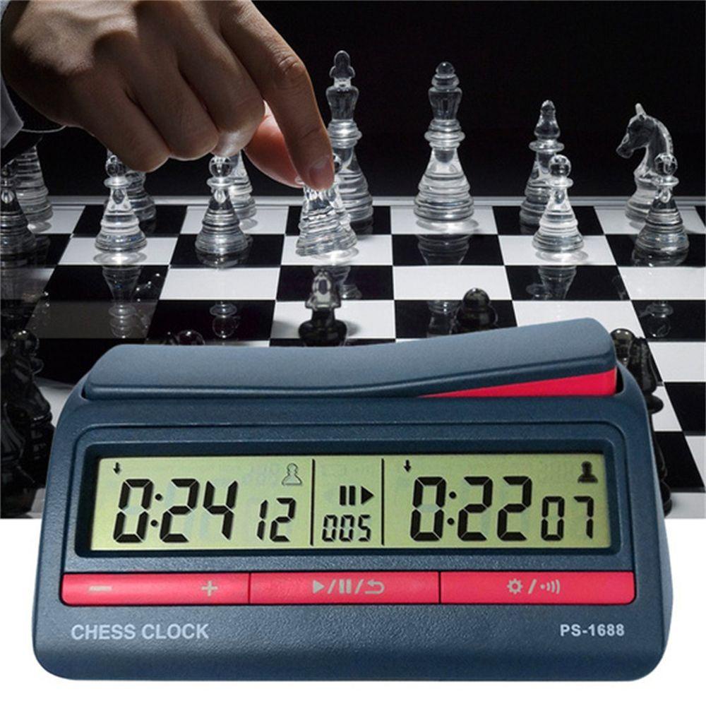 DARNELL Durable Game Clock Chess Competition Digital Timer Chess Clock International Checkers Advanced Count Up Down Board Game Playing Board Game Accessory Chess Games Tools Game Timer