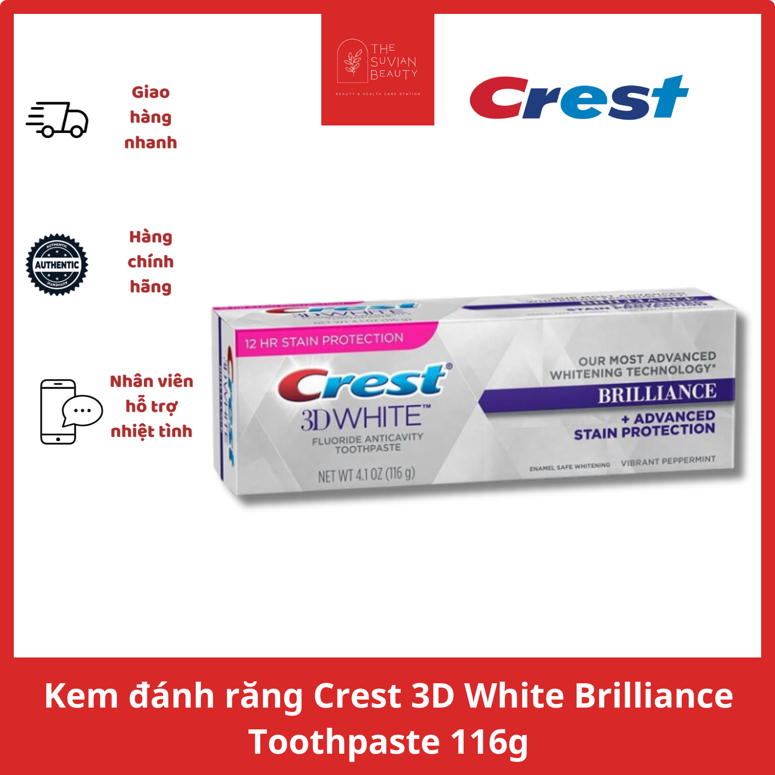 Crest 3D White Toothpaste - Multi Types