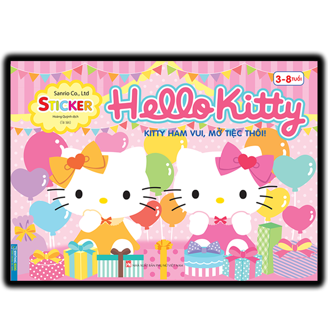Sách - Stickers Hello Kitty (sách bản quyền)