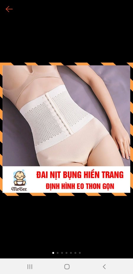 Gen Đai nịt bụng định hình eo thon gọn hiền trang ( cài khuy)