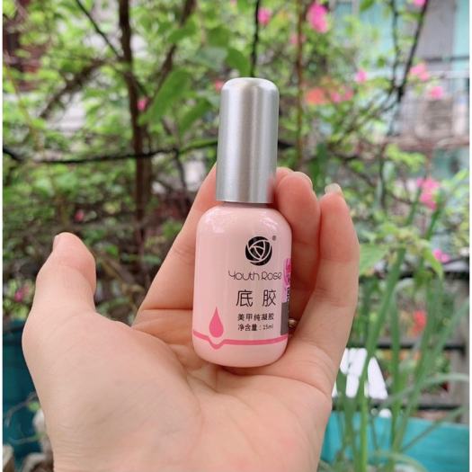 Base-Top-Cứng Móng Hoa Hồng Youth Rose làm móng