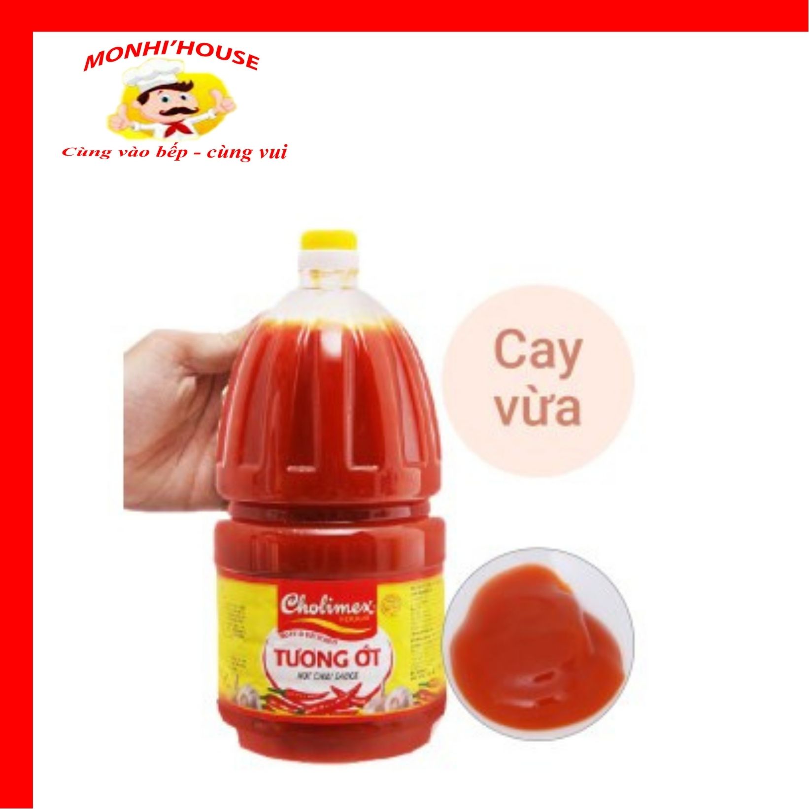 Tương Ớt Cholimex chai 2.1kg/ 1kg