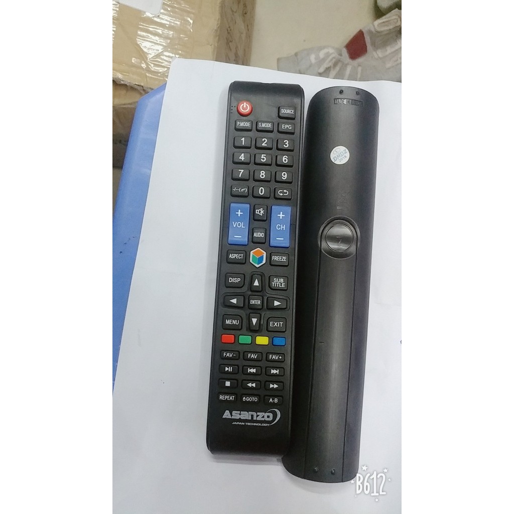 Điều khiển tivi smart ASANZO dòng internet.