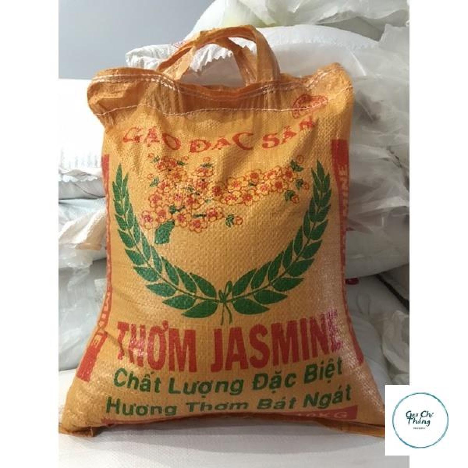 10kg gạo thơm jasmine dẻo vừa mềm cơm