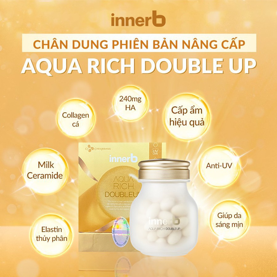 [HCM]Viên uống cấp nước Collagen Innerb Aqua Rich