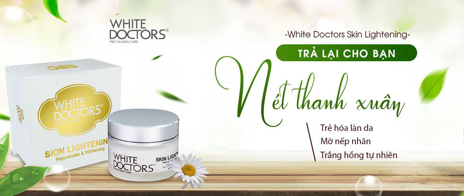 Kem WHITE DOCTORS làm trắng da & chống lão hóa 40ml