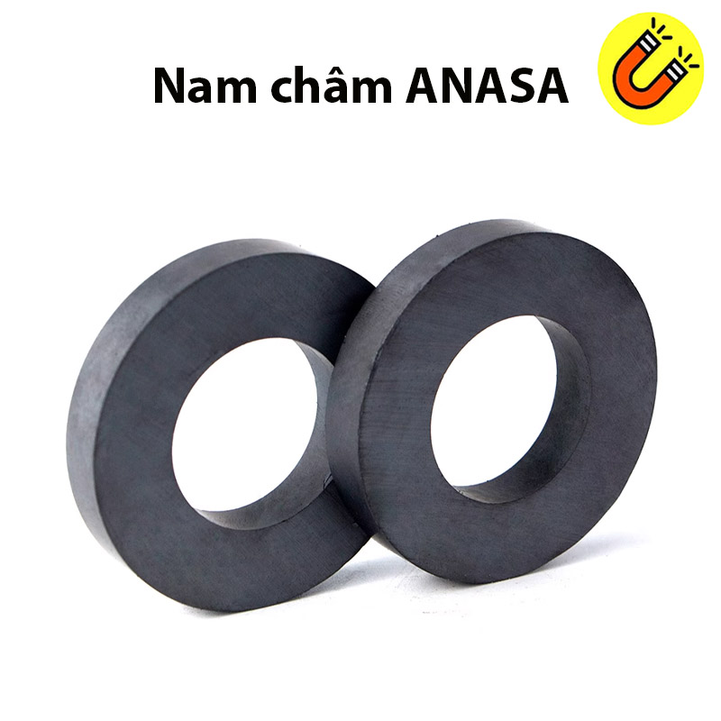 Nam châm đen có lỗ nhiều kích thước Ferrite