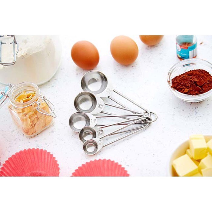 Bộ Thìa Đong Inox 5 Chiếc ( Đơn Vị TSP/ML)