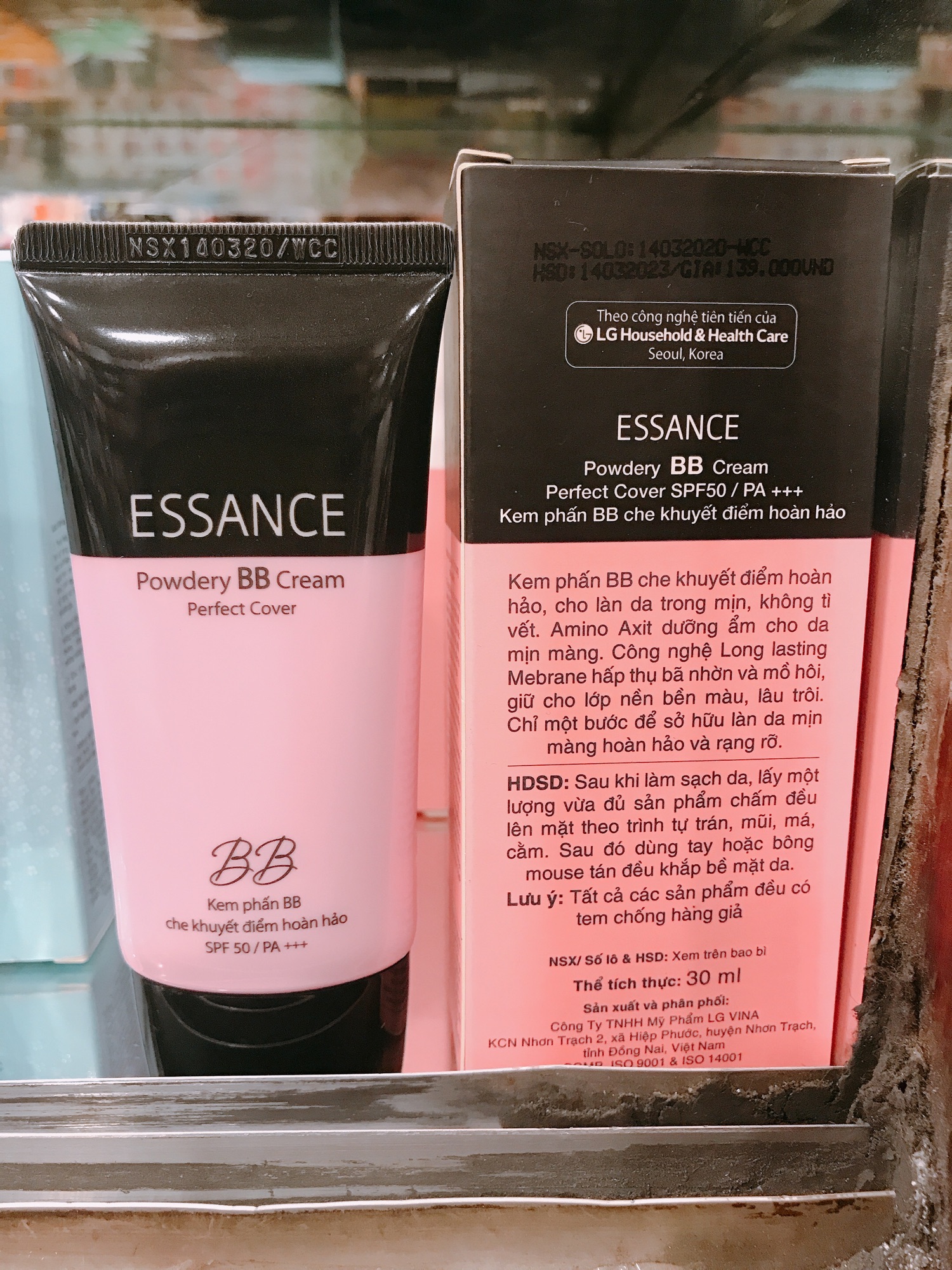 Kem BB trắng hồng Esance SPF50+