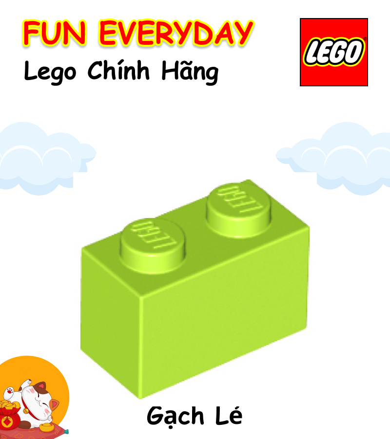 Gạch lẻ LEGO 3004 Brick 1 x 2 [Chính hãng]