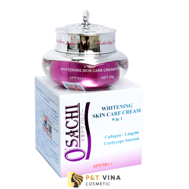 [Chính Hãng] Kem Dưỡng Trắng Da Chống Lão Hoa Tinh Chất Đông Trùng Hạ Thảo Osachi 9in1 20G