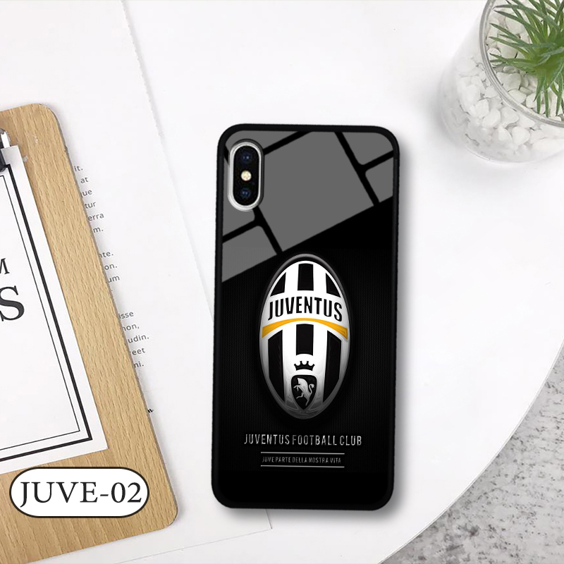 Ốp kính 3D IPHONE XS MAX - in biểu tượng đội bóng