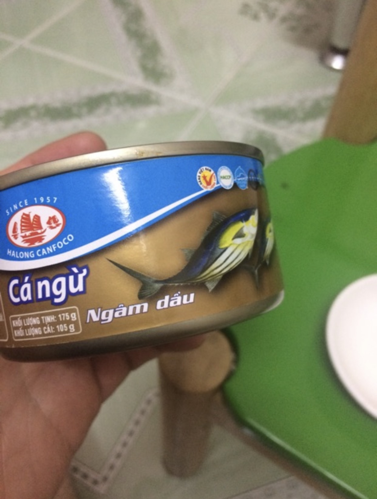 Cá ngừ ngâm dầu đóng hộp 175g