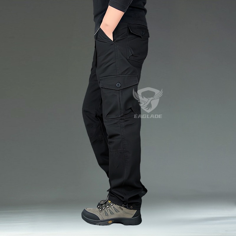 Eaglade mens tactical cargo pants S7 Black