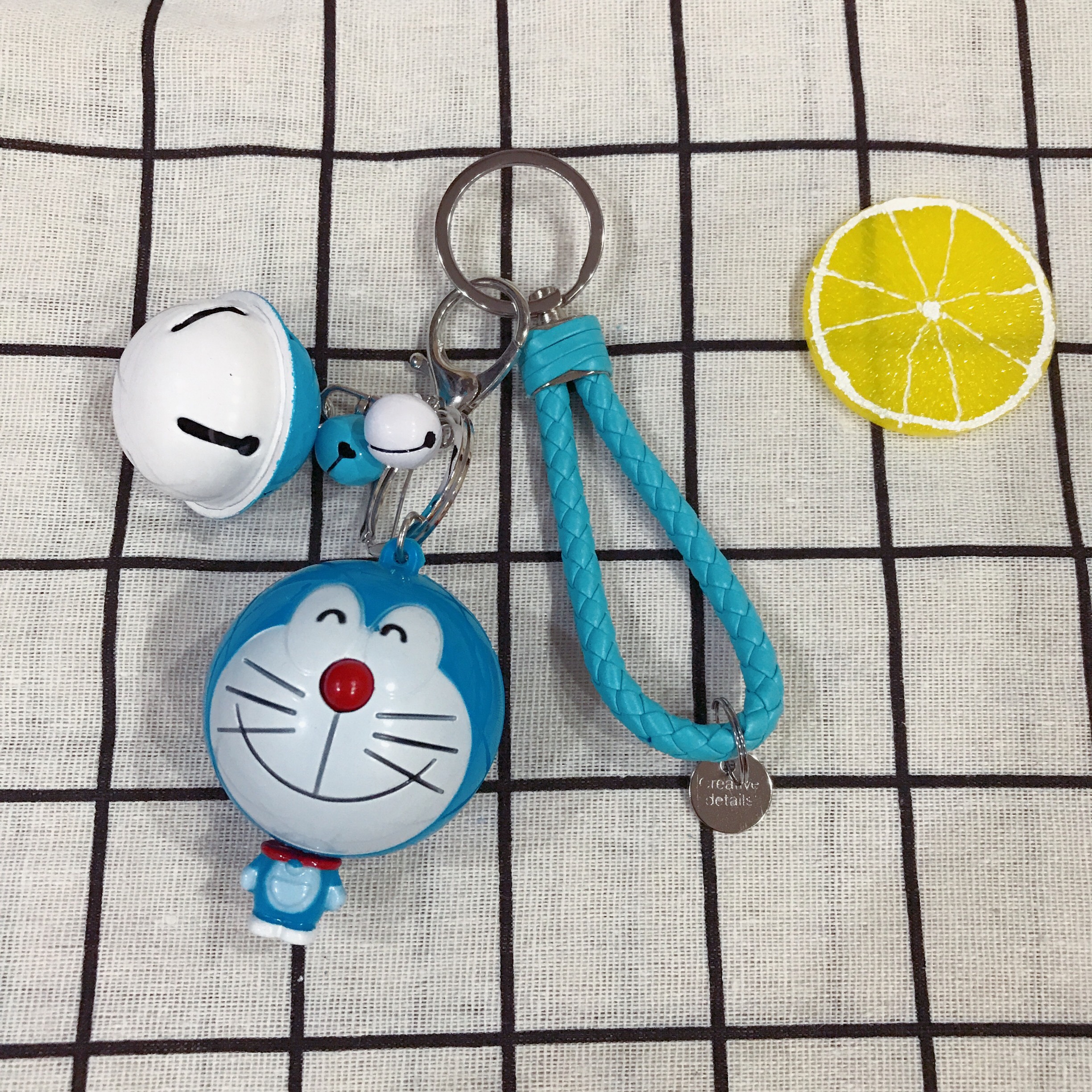 Móc khoá Thước Dây Kèm Chuông Doremon Doraemon