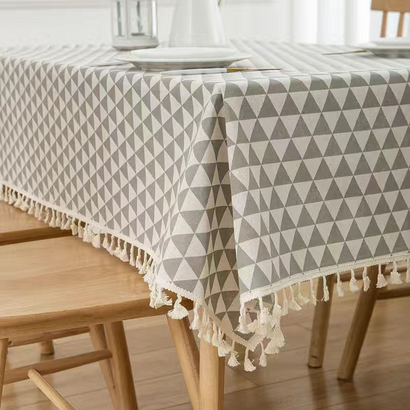Viền ren - Khăn trải bàn vải canvas trang trí decor chụp ảnh decor nhà cửa, quán nước