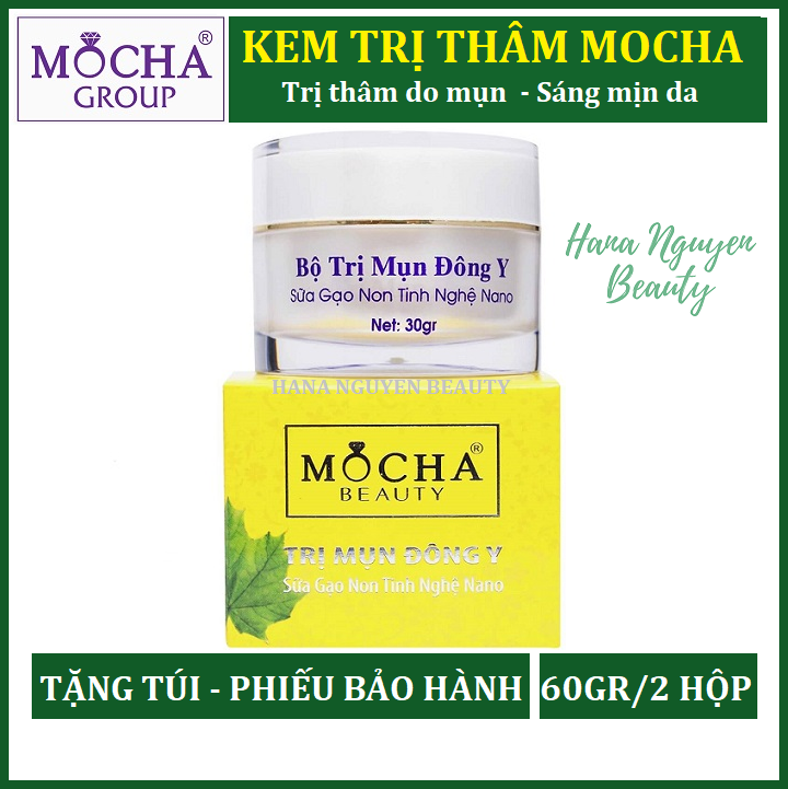 Kem Giảm Thâm Mụn MOCHA, Kem Sữa Gạo Non Tinh Nghệ Giảm Thâm Mocha - Giảm Thâm do mụn, sáng mịn da