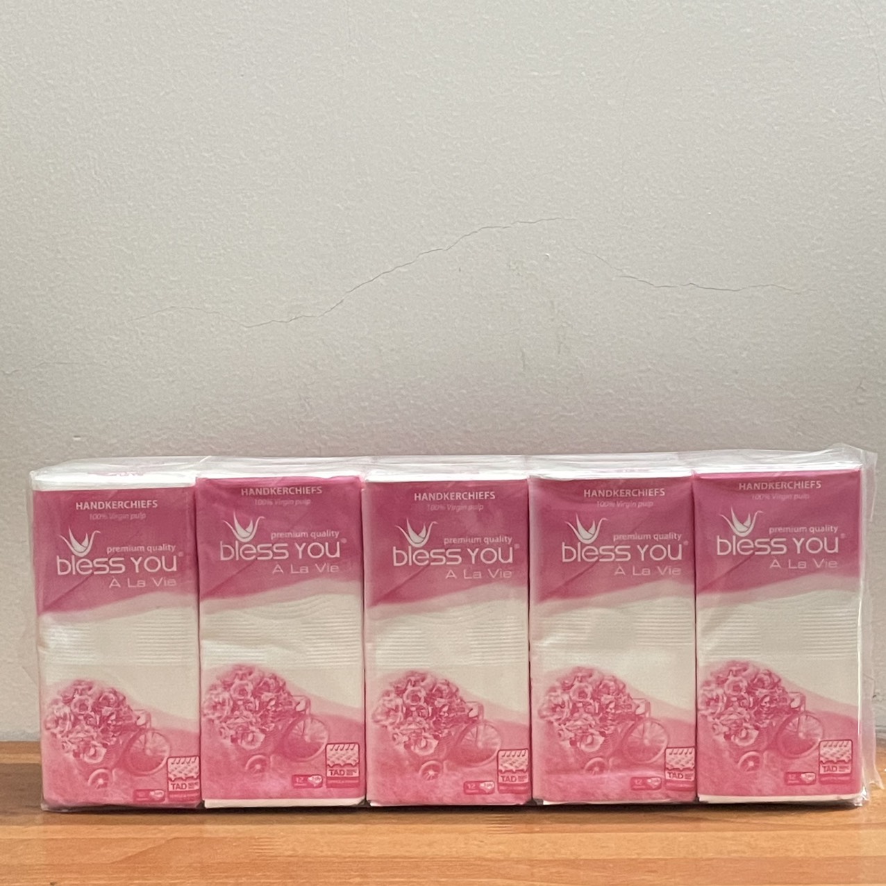Lốc 10 Bịch Khăn Giấy Lụa Bỏ Túi 3 Lớp Bless You