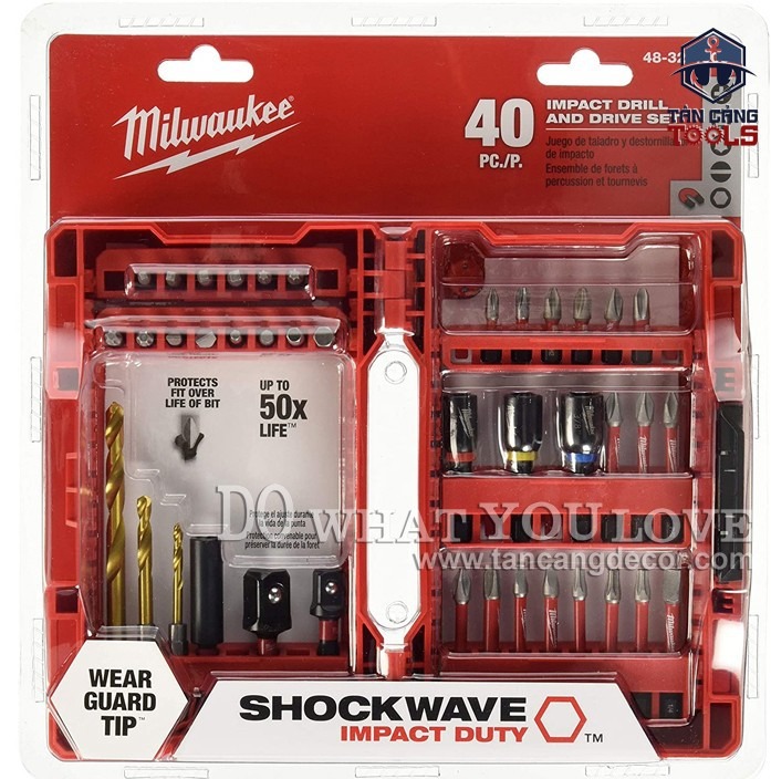 Combo Đa Năng 40 Chi Tiết Milwaukee Shockware 48-32-4006