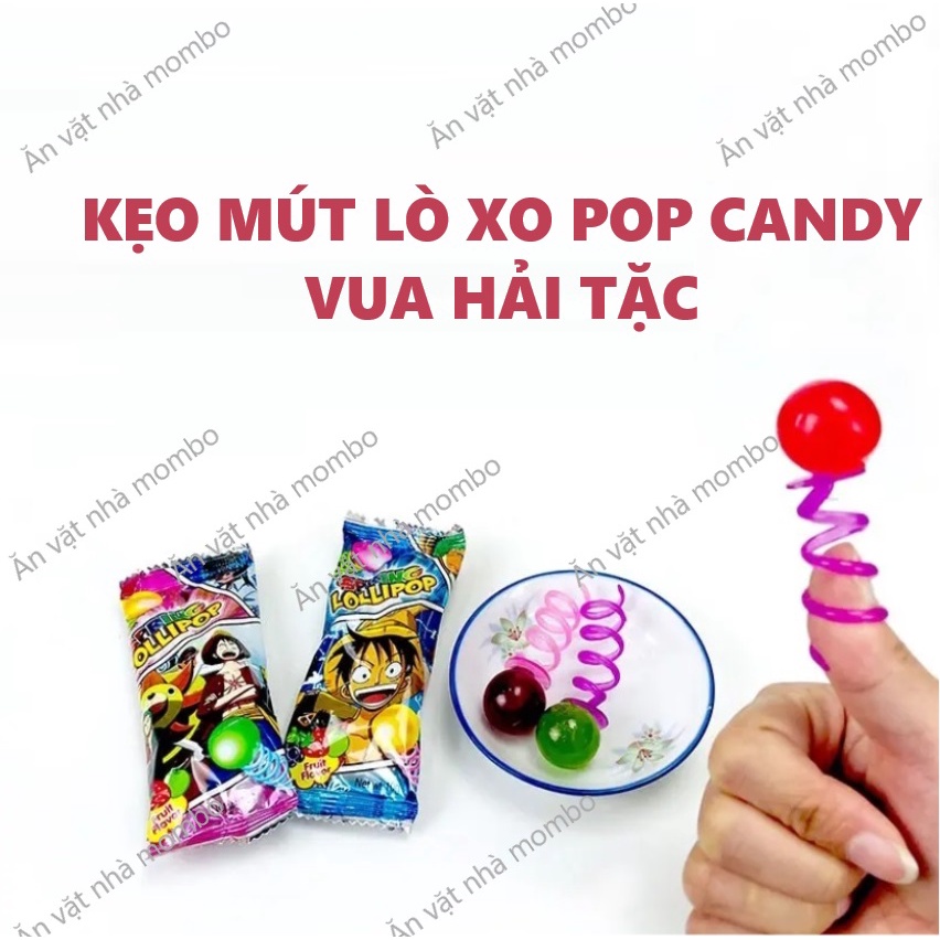Kẹo mút lò xo pop candy vua hải tặc